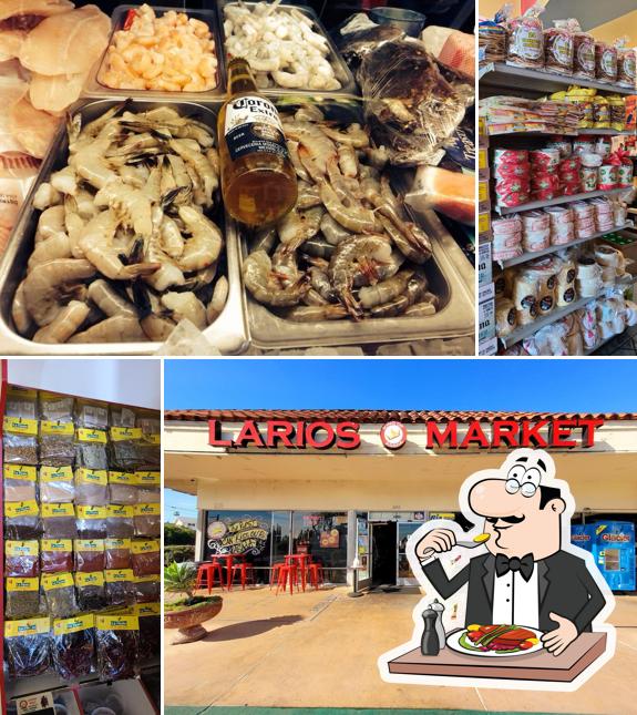 Food at Larios Meat Market