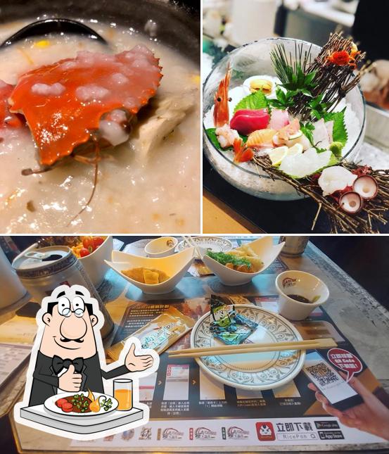 Еда в "Deluxe Daieiki Japanese Restaurant"
