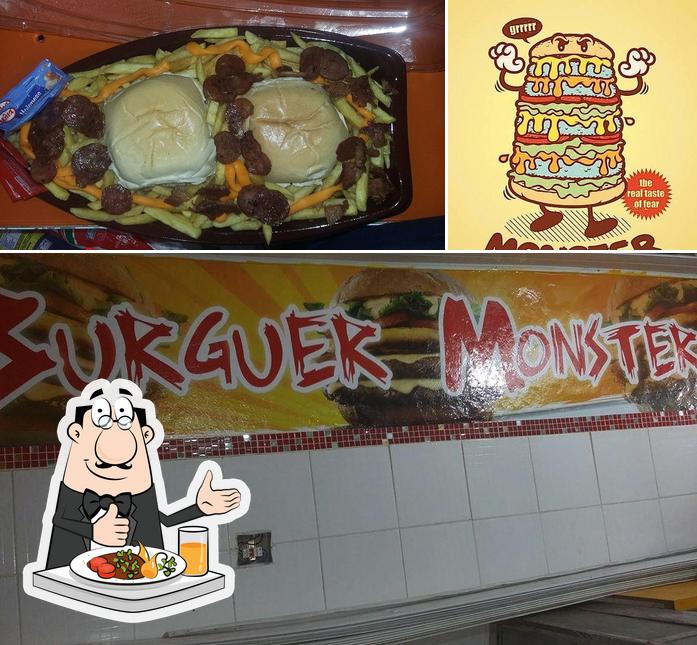 Platos en Burguer Monster