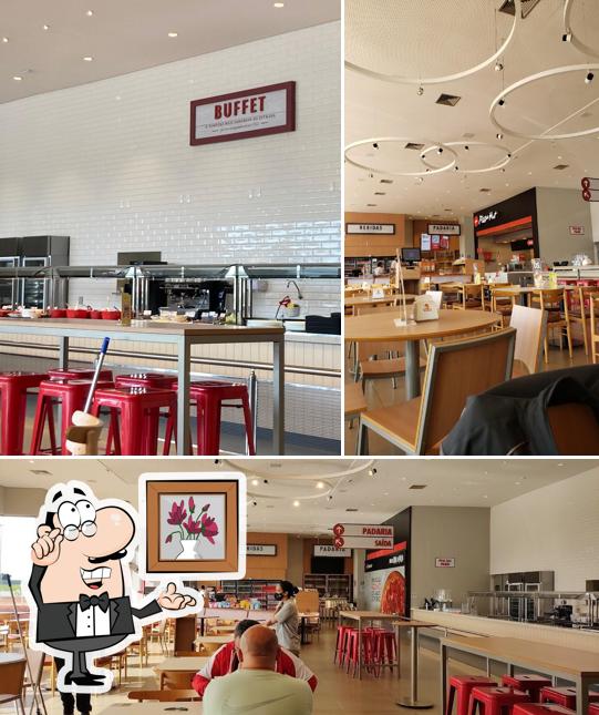 O interior do Frango Assado
