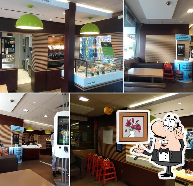 L'intérieur de McDonald's