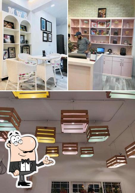 Check out how Mouth Wide Shut Cake Shop looks inside