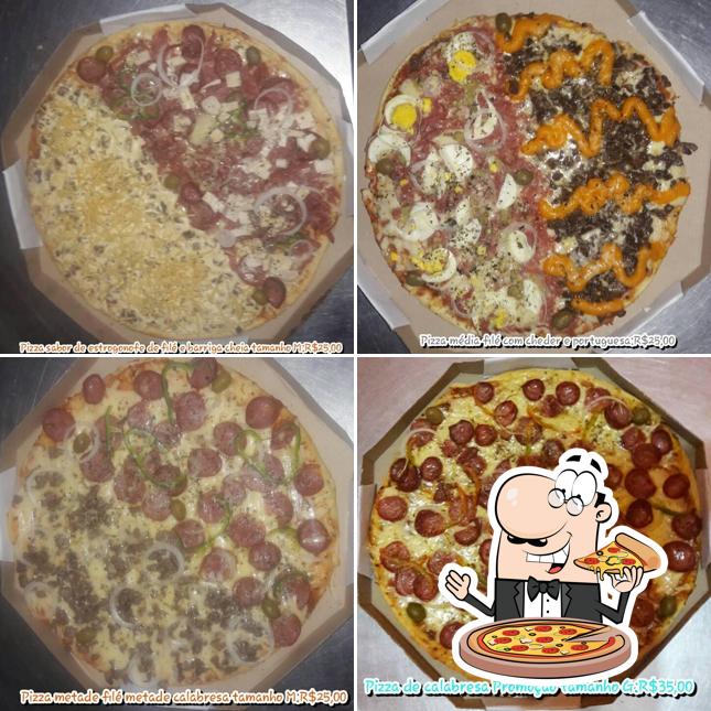 Peça pizza no JC lanches e pizzaria