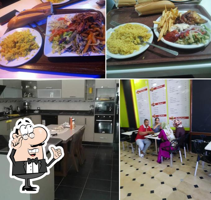La photo de la intérieur et nourriture concernant Restaurant Maazim