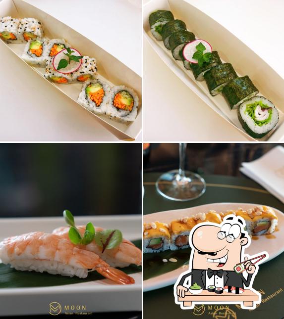 Prenditi le diverse opzioni di sushi