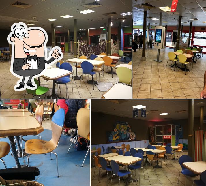 L'intérieur de McDonald's