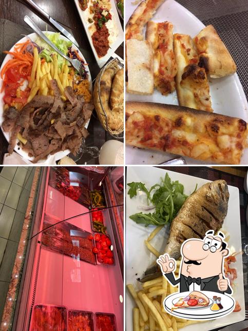 Prenez des pizzas à Akabe restaurant