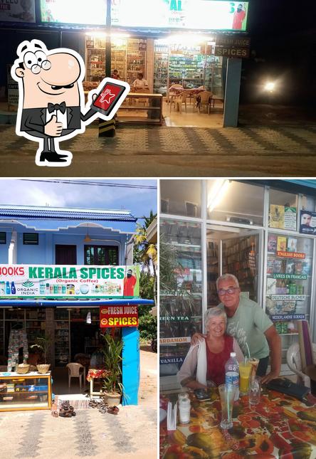 Look at this pic of Benny's Caf'e,kerala Spices&books
