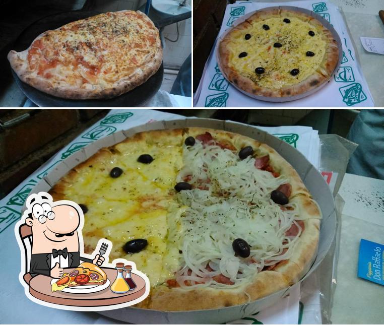 Escolha diferentes estilos de pizza