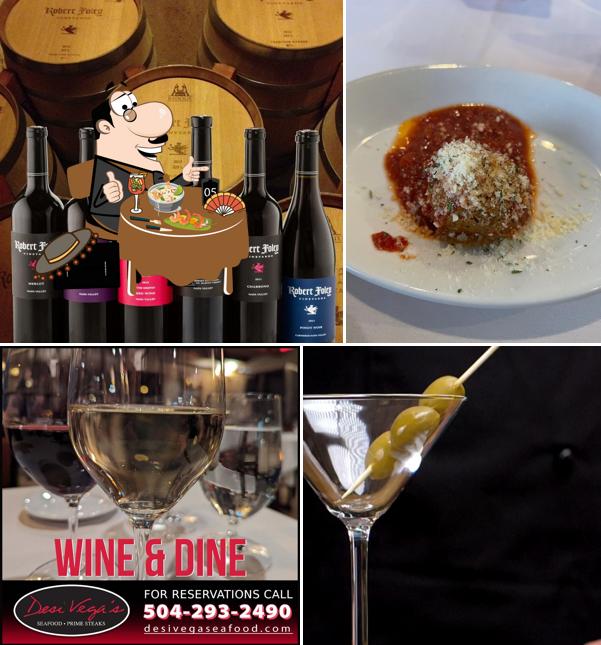 Desi Vega's Seafood and Prime Steaks in Metairie Restaurant menu and