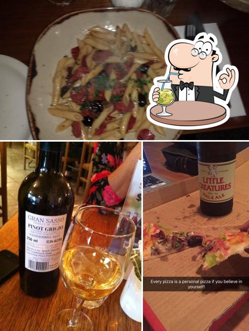 Estas son las fotografías donde puedes ver bebida y comida en Il Carretto Pizza