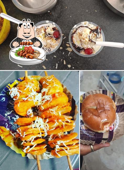 Food at Mithudi cha & nasta