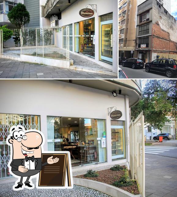 O exterior do Padaria e Confeitaria Blumenau