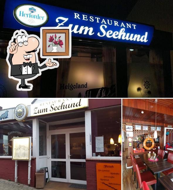 El interior de Restaurant Zum Seehund Gerda Münch