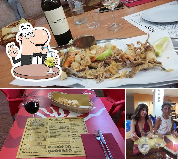 Посмотрите на это изображение, где видны напитки и барная стойка в Restaurante da Maury - al bacaro venexian