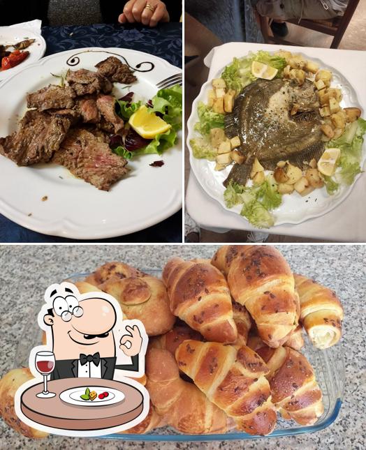Cibo al ristorante falco d'oro snc