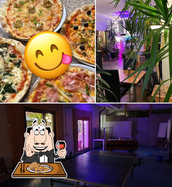 Ordina una pizza a DIE FABRIK - Eventlocation mit Gastronomie