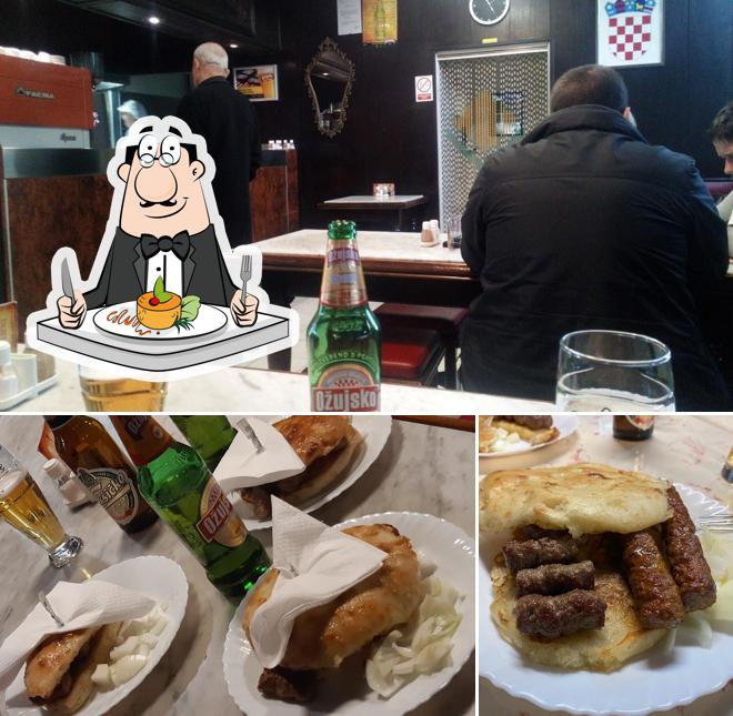 Questa è la immagine che raffigura la cibo e bancone da bar di Pečenjara "Fadila"