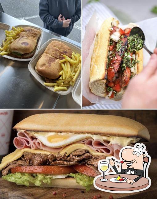 Panino con maiale stirato al Foodtruck El Cordobes