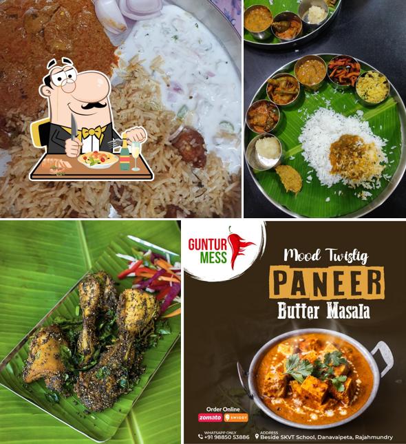 Food at Guntur’s Kitchen @Guntur Mess