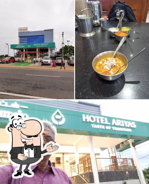 Look at the pic of Hotel Ariyas pongalur
