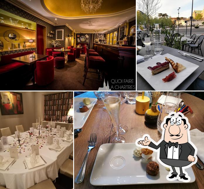 Restaurant L' Amphitryon Hôtel Le Bœuf Couronné - Chartres