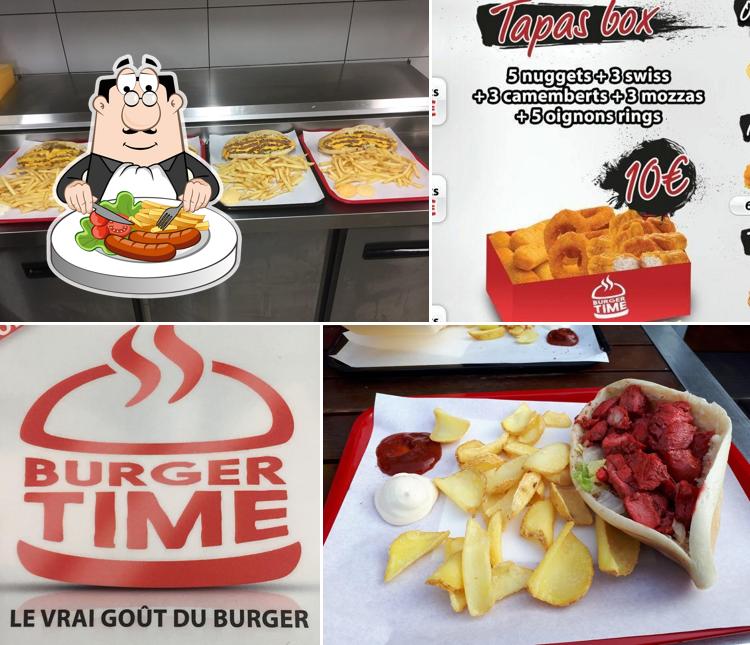 Nourriture à Burger time