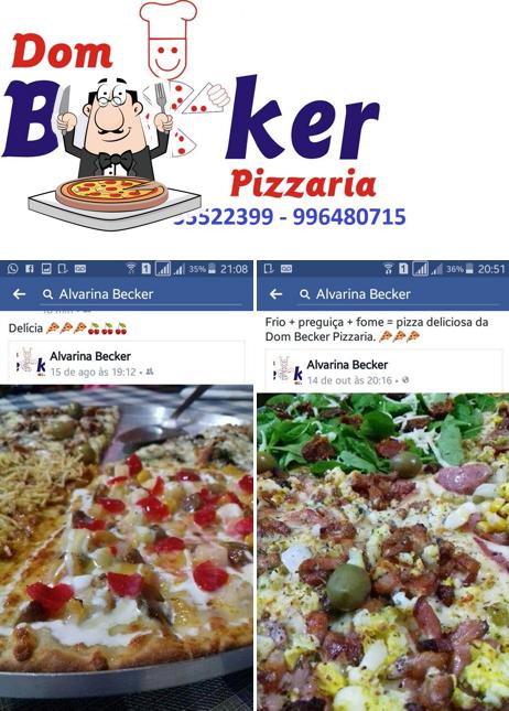 No Pizzaria Dom Becker, você pode conseguir pizza