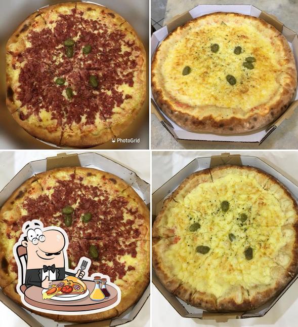 Escolha diferentes estilos de pizza