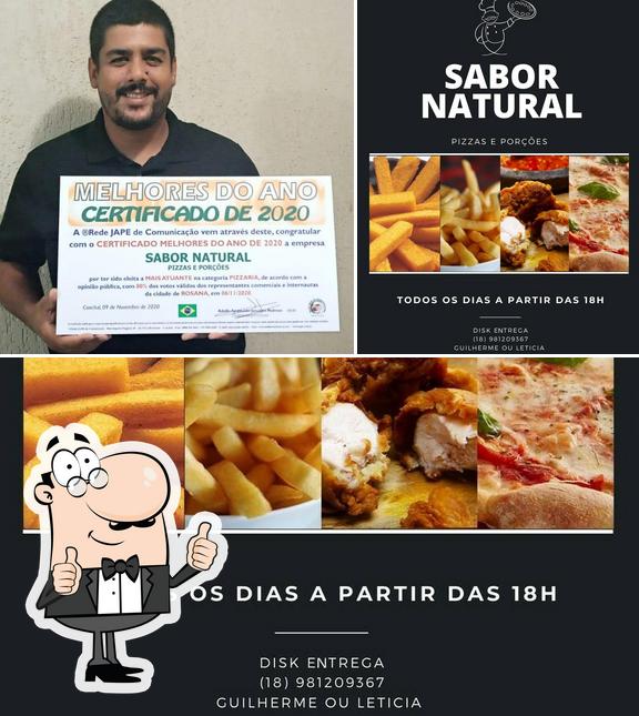 Sabor Natural pizzas e porções
