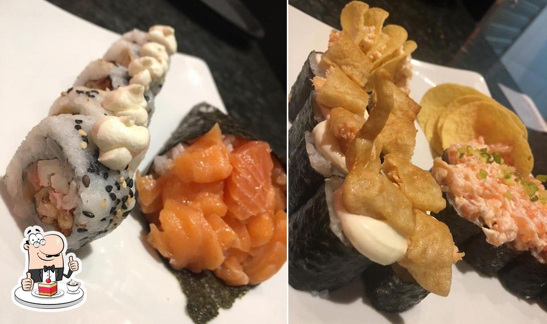 Amazon Sushi provê uma variedade de sobremesas