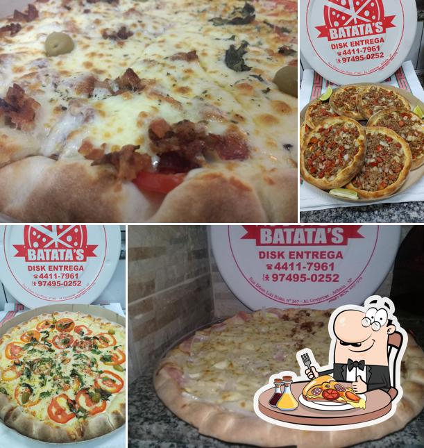 Consiga pizza no Batata's Pizzaria e Lanchonete