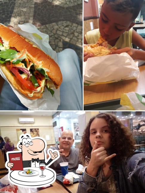 Entre diferentes coisas, comida e interior podem ser encontrados no Subway - 45754