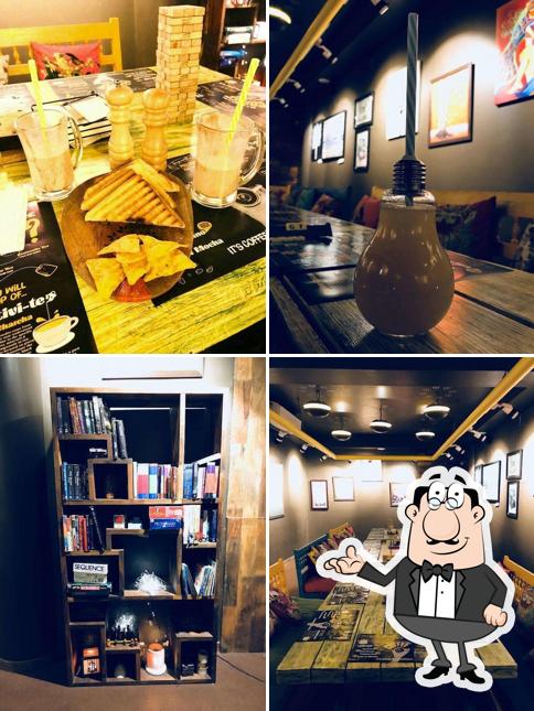 The interior of Bougainvillea Cafe