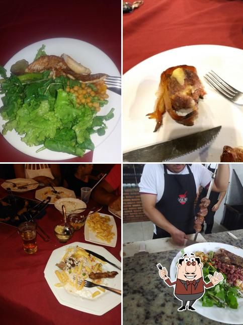 Comida em Churrascaria Gaúcho