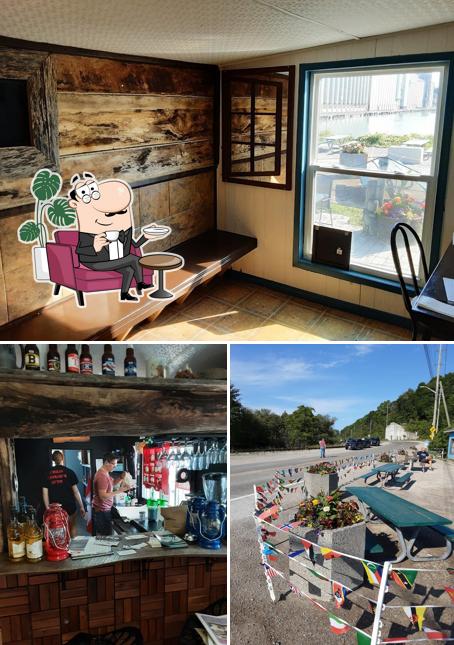 The interior of Goderich Harbour Restaurant aka The Old Saltie