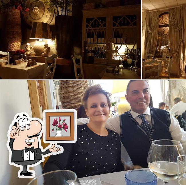 Gli interni di Osteria Pazza Idea