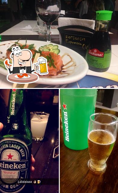 Peça uma tulipa de cerveja leve ou escura