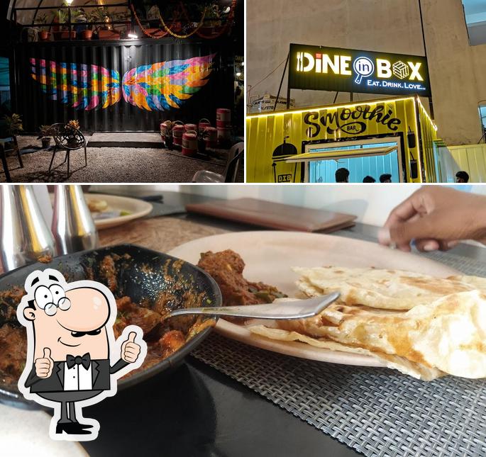 Here's a picture of Dine in Box