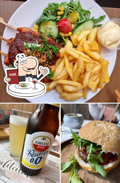 Parmi les différentes choses de la nourriture et la bière, une personne peut trouver sur Willy's Lunchroom