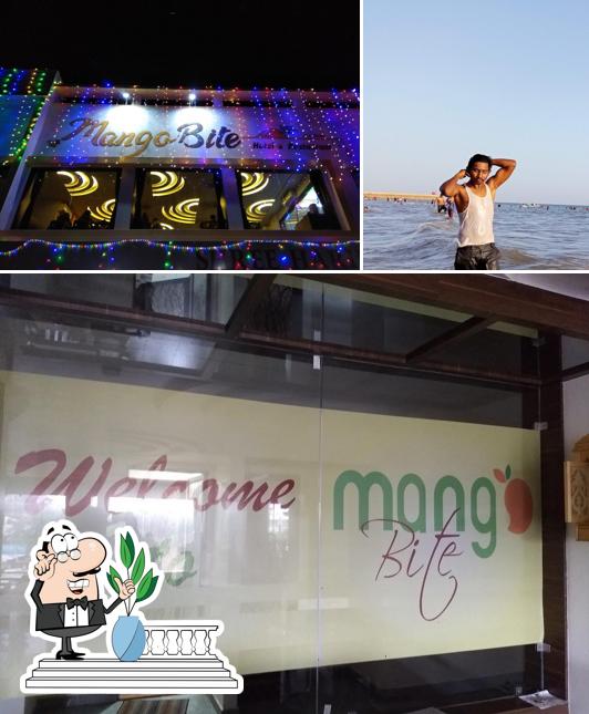 The exterior of Mango Bite Hotel & Restaurant