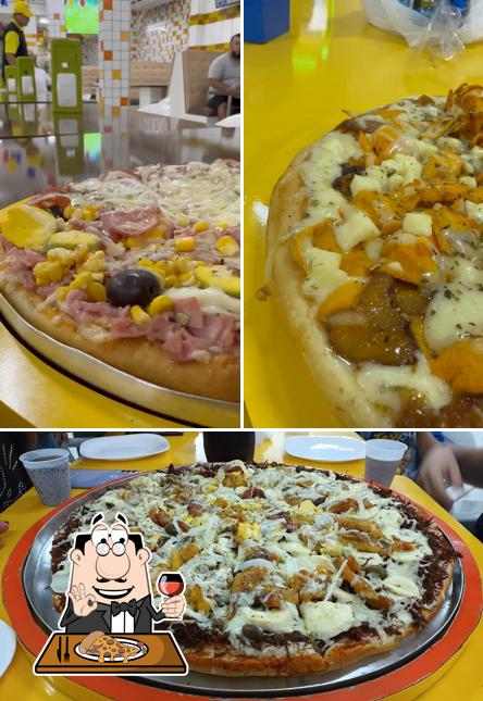 Escolha diferentes estilos de pizza