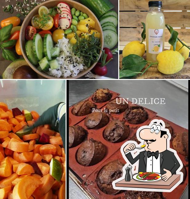 Distributeur Food Box Xhoris, Ferrieres Restaurantspeisekarten und