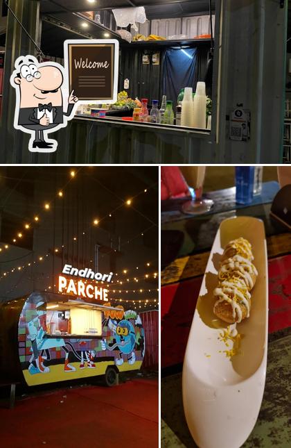 See this pic of Parche cafe