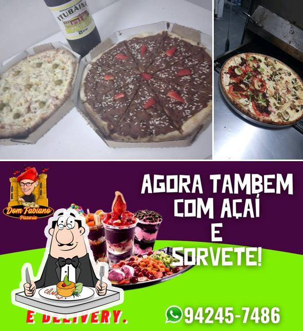 Comida em Pizzaria do Fabiano