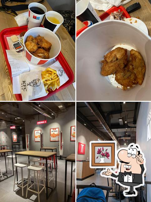 KFC si caratterizza per la interni e cibo