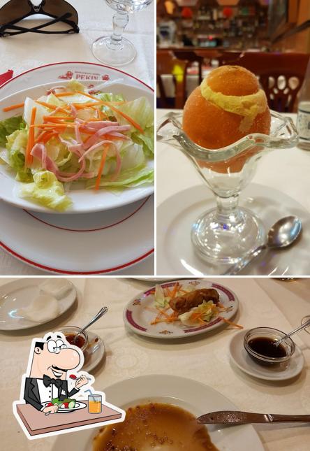 Comida en 北京飯店 Restaurante Xines Pekin