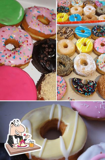 Dunkin' Donuts serviert eine Vielfalt von Desserts 