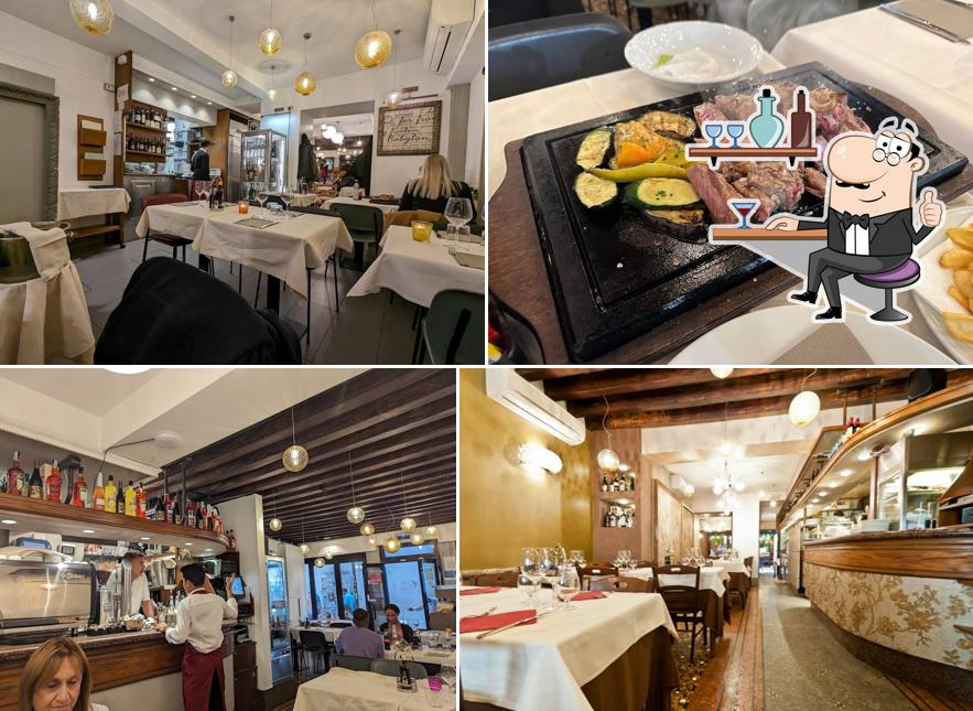 L'intérieur de Trattoria Ai Leoncini