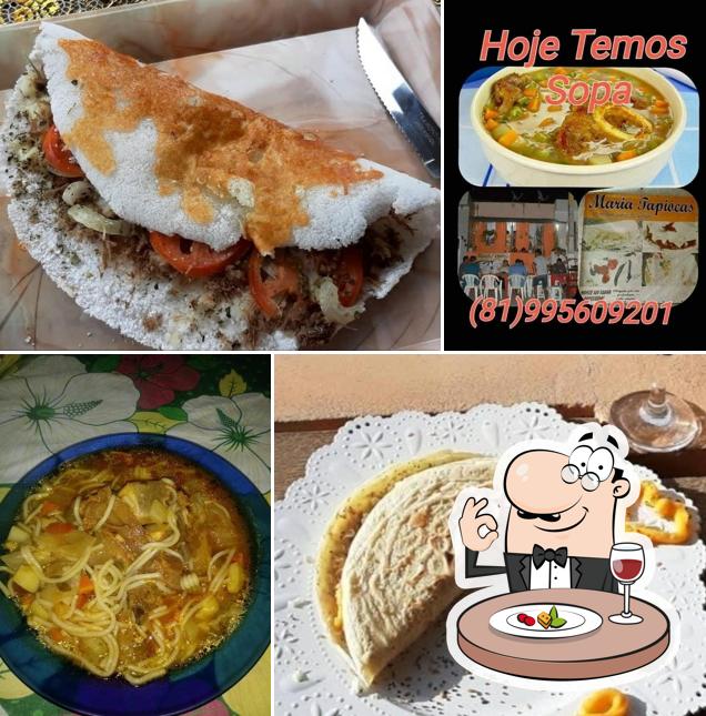 Comida em Maria Tapioca